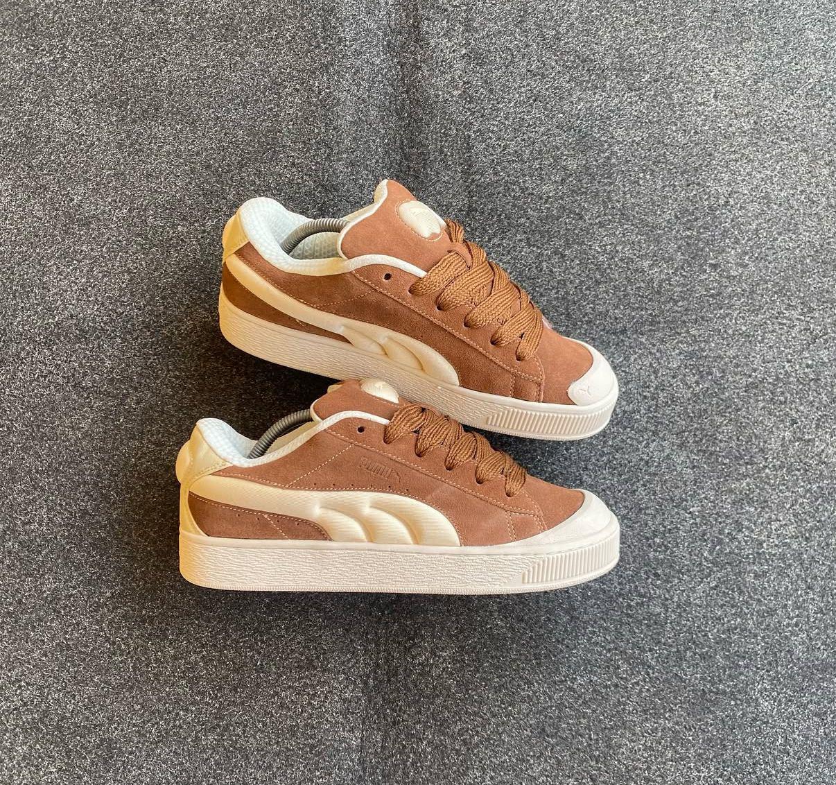 PUMA XL SUEDE CRUSH BROWN WHITE